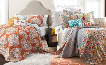 Contemporary Patchwork Bedding Quilts for Eclectic Bedroom Decor