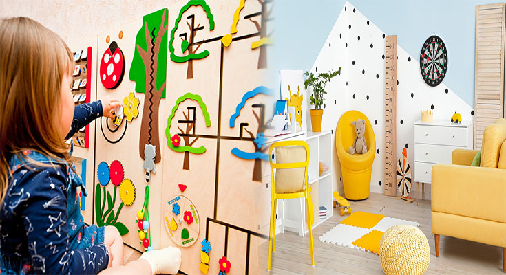 Interactive Educational Playroom Furniture for Toddlers' Cognitive Development