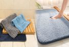 Soft Microfiber Non-Slip Bathroom Rugs for Plush Comfort