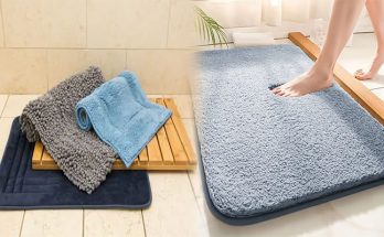 Soft Microfiber Non-Slip Bathroom Rugs for Plush Comfort