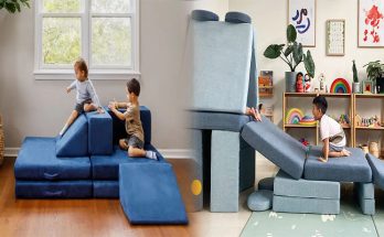 Space-Saving Modular Playroom Furniture for Toddlers' Active Playtime