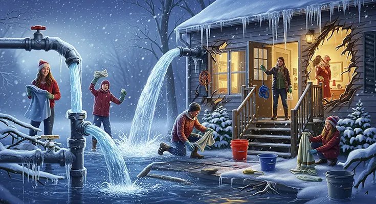Emergency Home Repair Tips for Burst Pipes During Winter