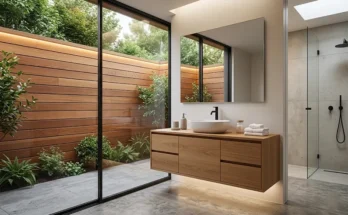 Contemporary Horizontal Cedar Fence Design and Installation