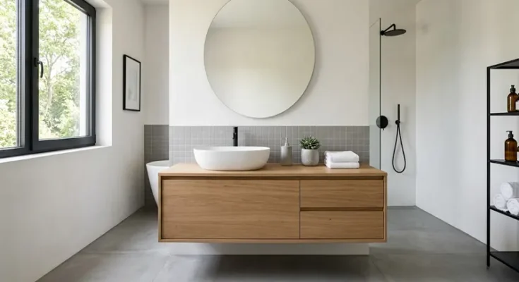 Modern Floating Vanity Cabinet Ideas for Minimalist Bathrooms