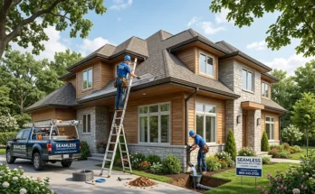 Seamless Aluminum Gutter Installation with Leaf Guards: The Ultimate Drainage Solution